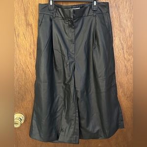 H&M Faux Leather Gauchos